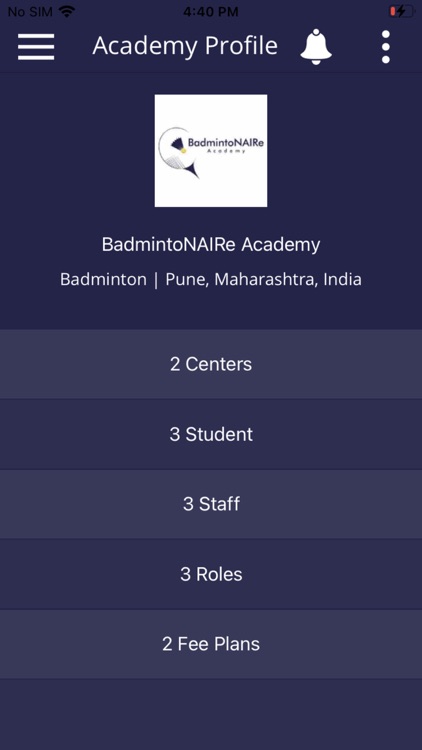 BadmintoNAIRe Academy