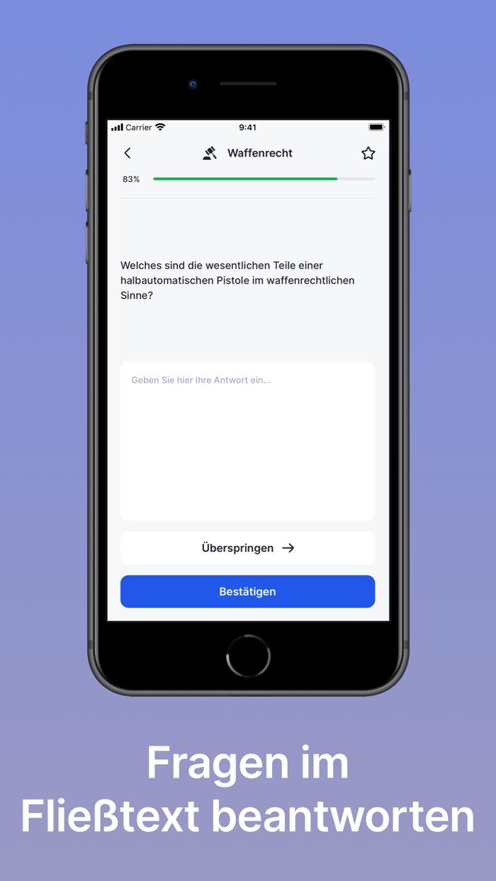 Waffensachkunde-Trainer