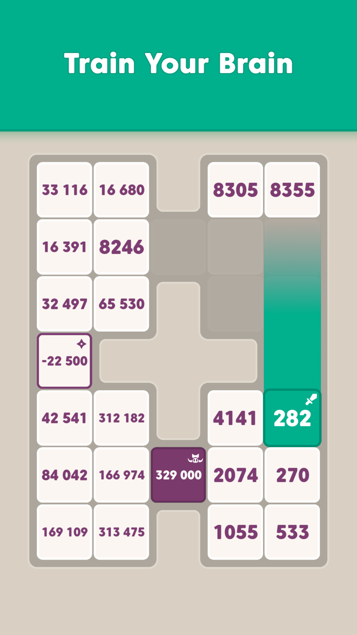 Numbers Hero Swipe and Merge
