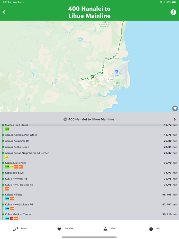 The Kauai Bus Tracker screenshot 4