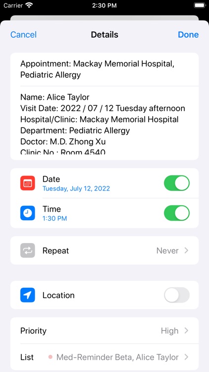 Med. Reminder screenshot-7