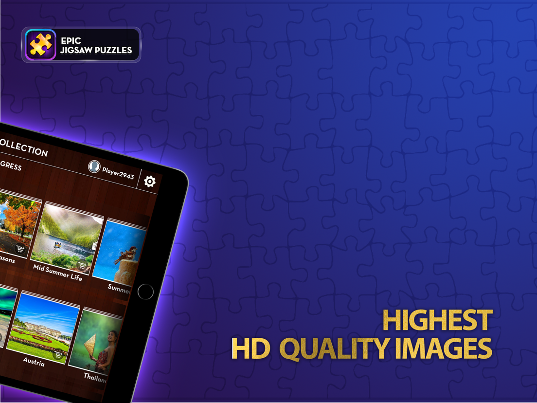 Epic Jigsaw Puzzles HD Jigsaw App voor iPhone, iPad en iPod touch