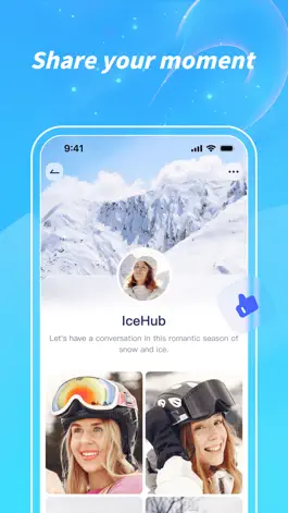 Game screenshot IceHub - Meet and Share hack