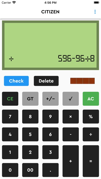 Citizen Basic Calculator screenshot-5