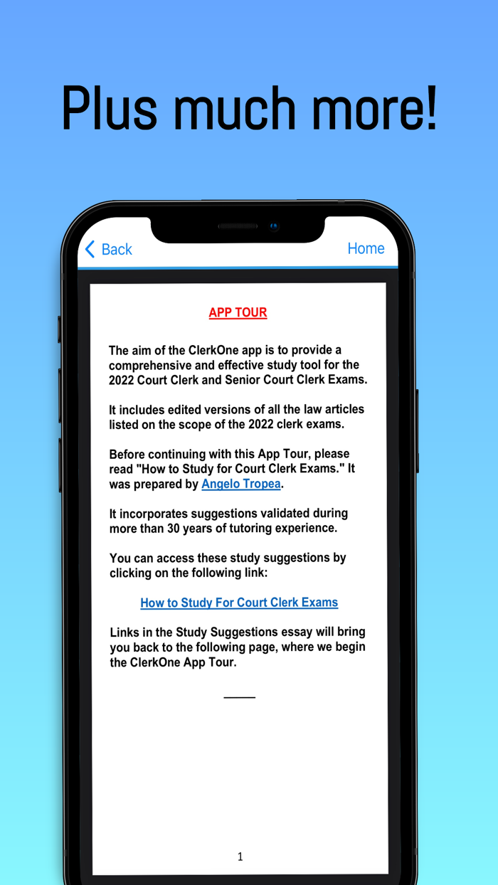 ClerkOne Study App