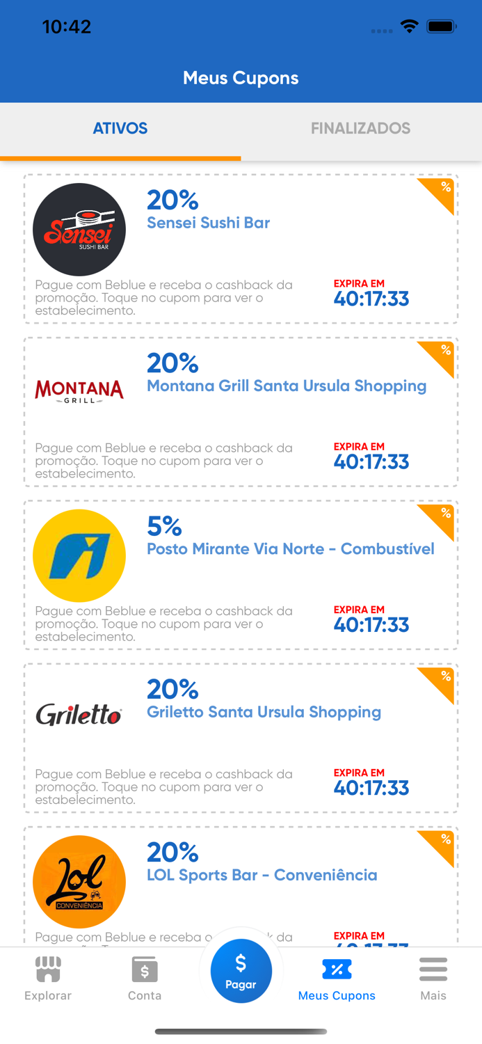 Beblue - Seu dinheiro de volta