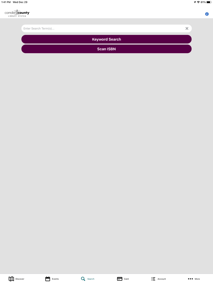 Camden County Library Mobile