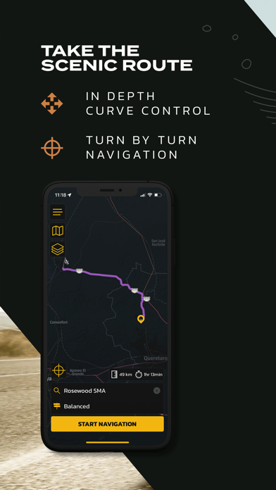 Scenic Motorcycle Navigation screenshot 2