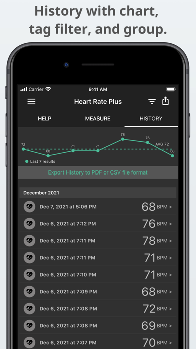 Heart Rate Plus: Pulse Monitor screenshot 4