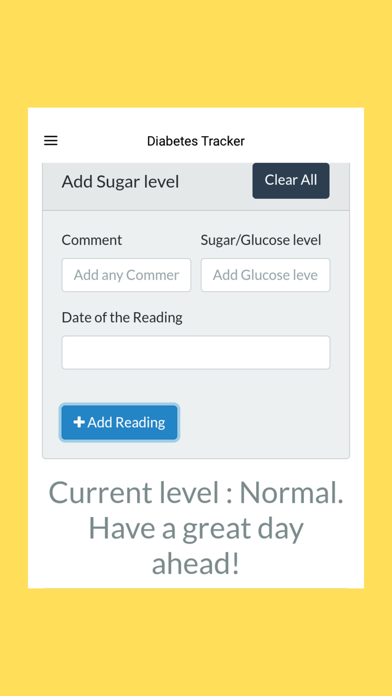 Glucose Diabetes Tracker screenshot 4