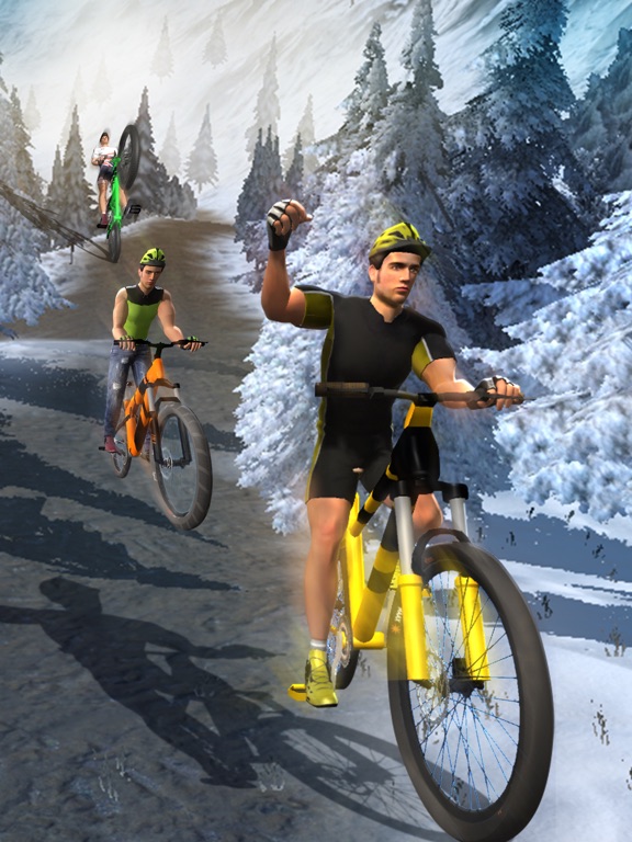 山地自行车速降：暴走单车模拟器游戏のおすすめ画像1