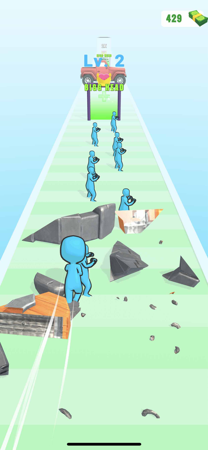 Big Head 3D Runner Game