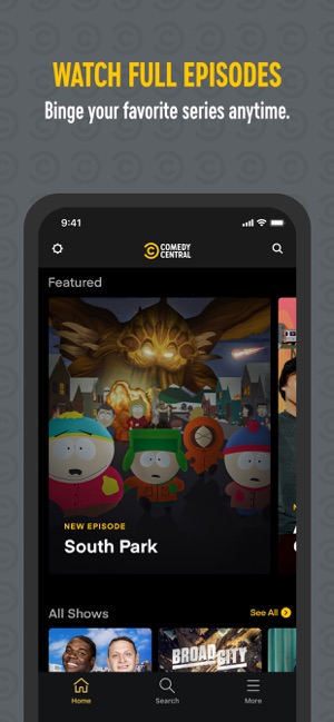 Comedy Central the App Store