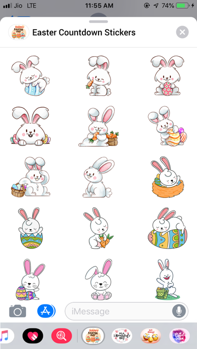 How to cancel & delete Easter Countdown Stickers from iphone & ipad 1