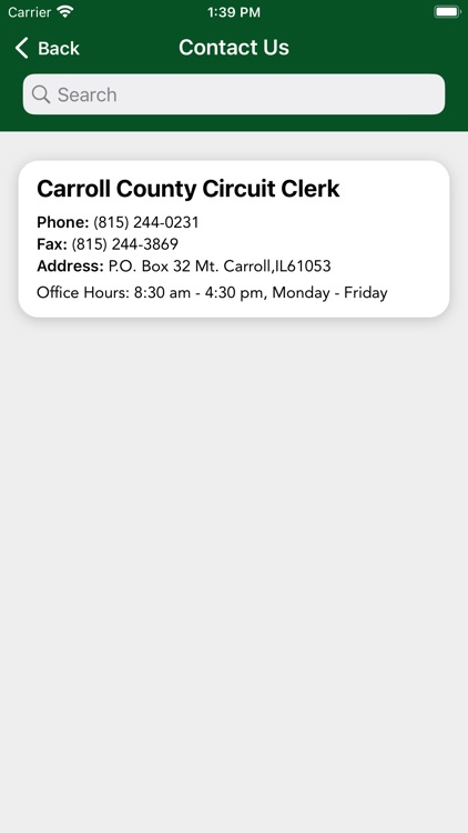 Carroll County Circuit Clerk