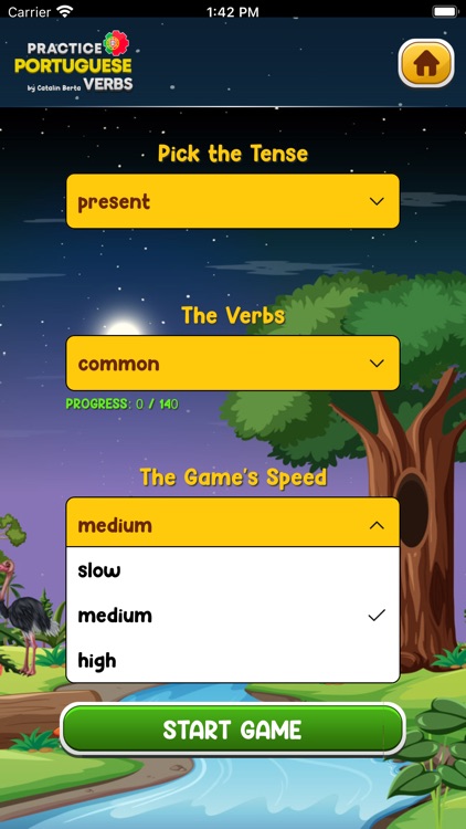 Learn Portuguese Verbs Game+ screenshot-5