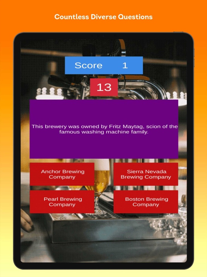Beer Trivia Quiz Game
