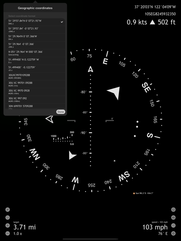 Commander Compass Go iPad app afbeelding 8