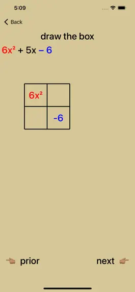 Game screenshot Quadratic Factoring apk