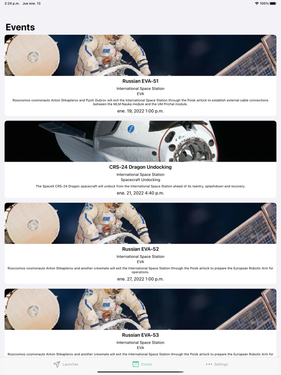Rocket Launch Calendar screenshot 3