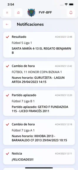 Game screenshot Federación Vizcaína de Fútbol hack