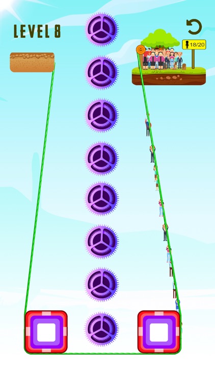 Stress-Free Physics Rope Game screenshot-6