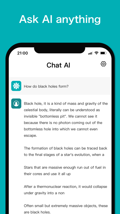 AI - Chatbot Assistant Screenshot