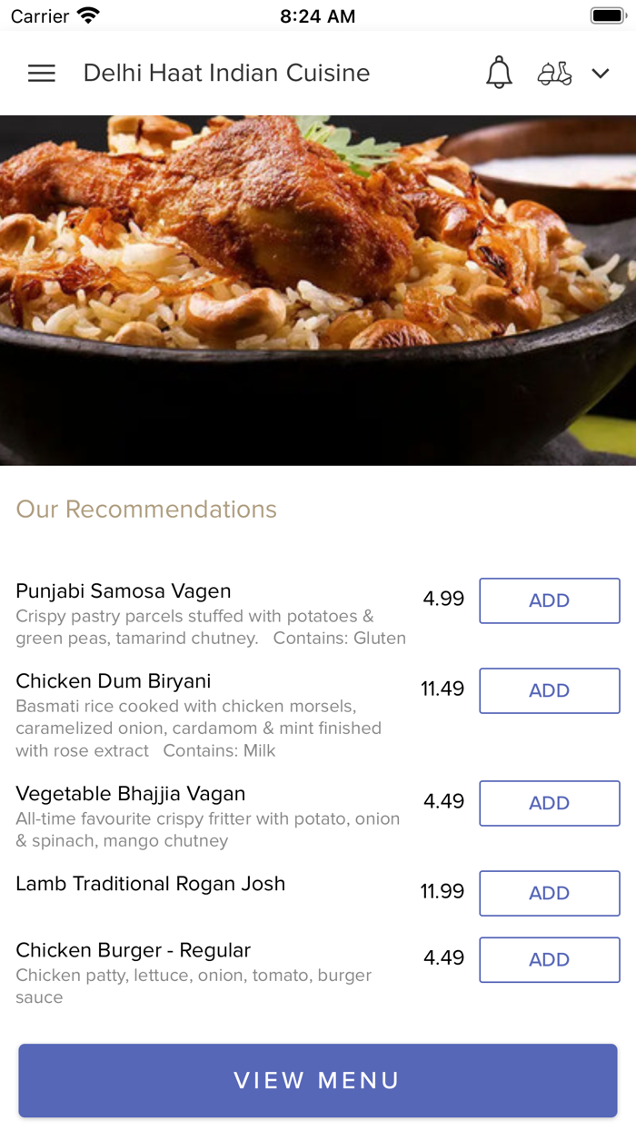 Delhi Haat Indian Cuisine