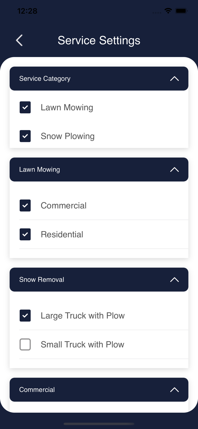 Mowing and Plowing - Providers