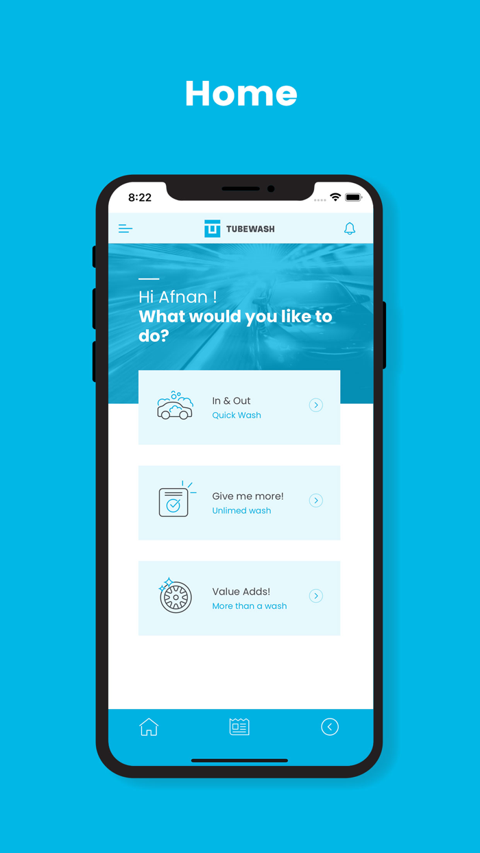 TUBEWASH -CAR WASH APP