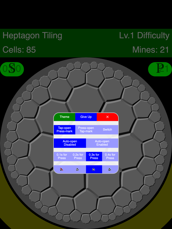 Warped Mines Minesweeper Game