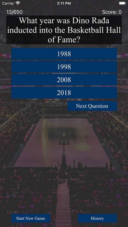 Basketball Trivia Pro 50fifty screenshot-3