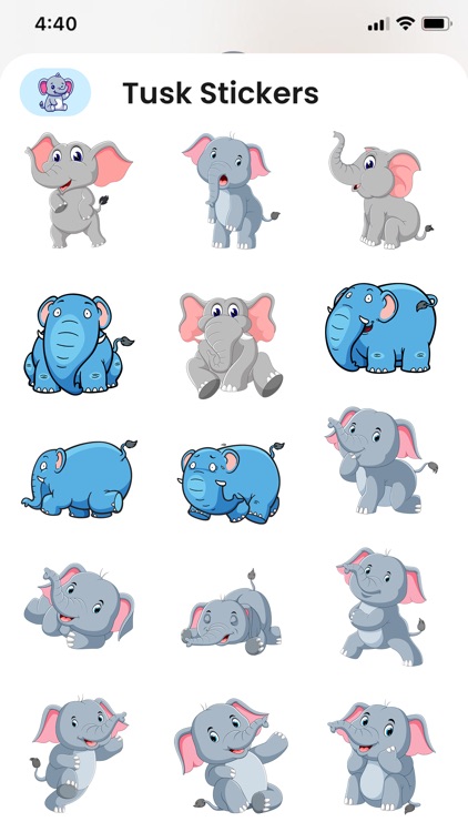 Lovely Tusk Stickers