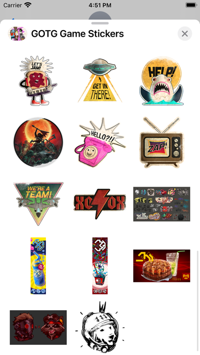 GOTG Game Stickers screenshot 4