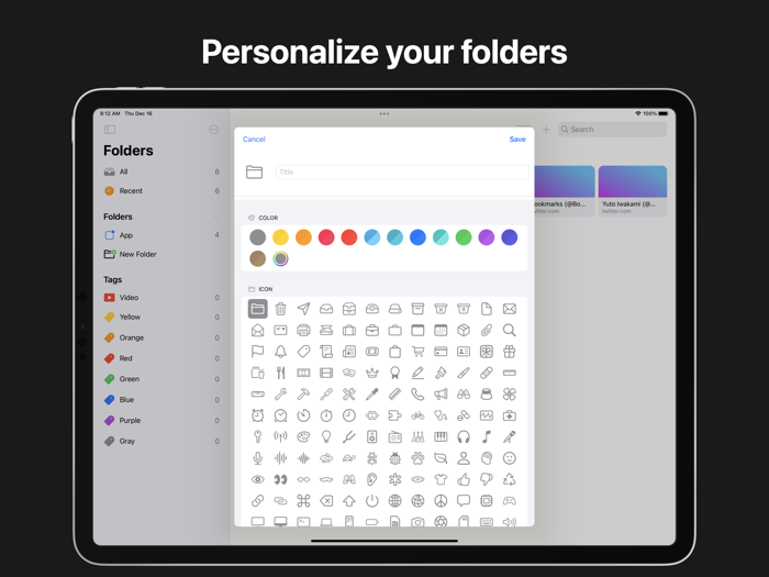 Bookmarks -URL manager