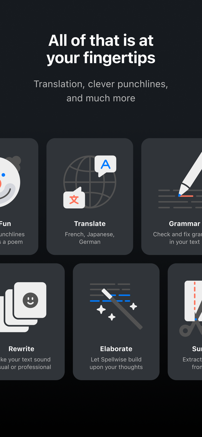 Spellwise — AI Keyboard Writer