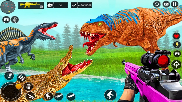 Wild Dinosaur Hunting Gun 3D