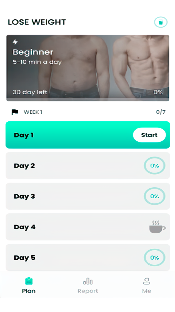 Lose Weight for Men App