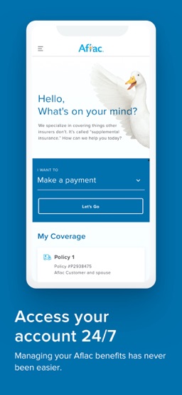 MyAflac app screenshot