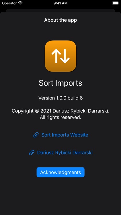 Sort Imports