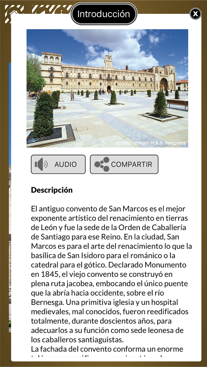 Fachada de San Marcos de León