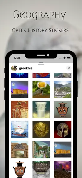 Game screenshot Greek History Stickers apk