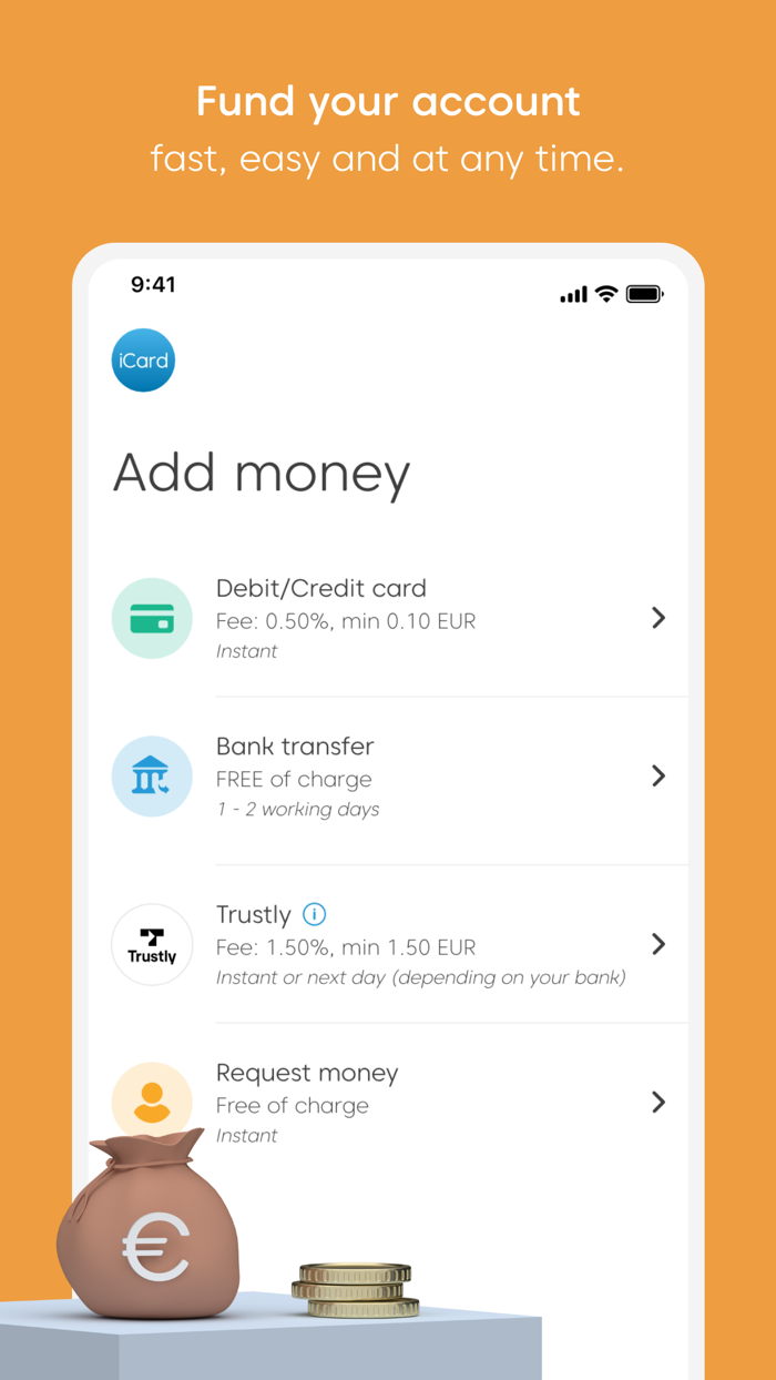 iCard Send Money to Anyone