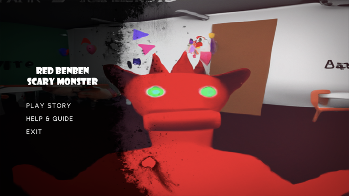 Red BenBen Scary Monster