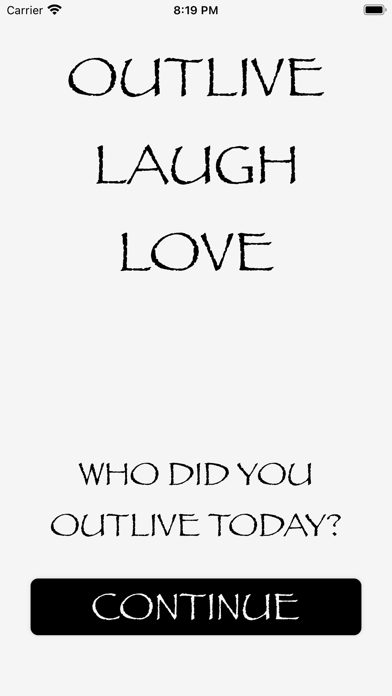 Outlive Laugh Love PC 용