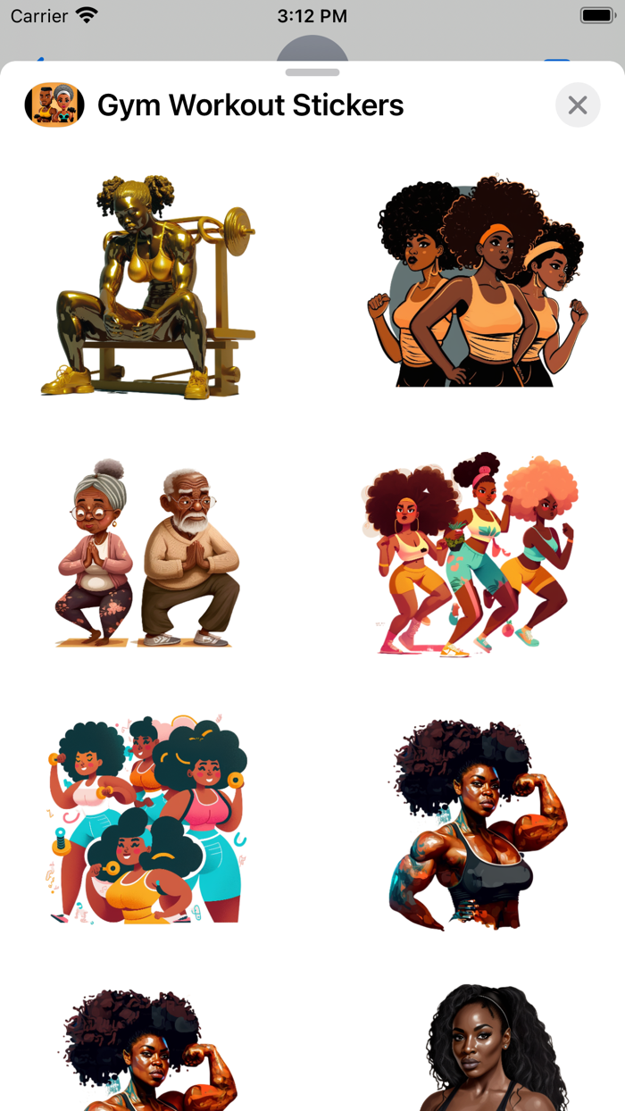 Gym Workout Stickers