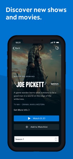 Spectrum TV app screenshot