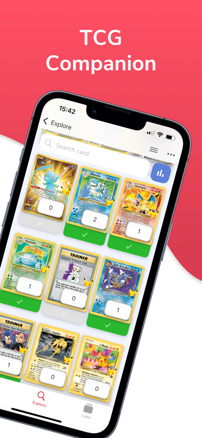 TCG Companion Card Tracker