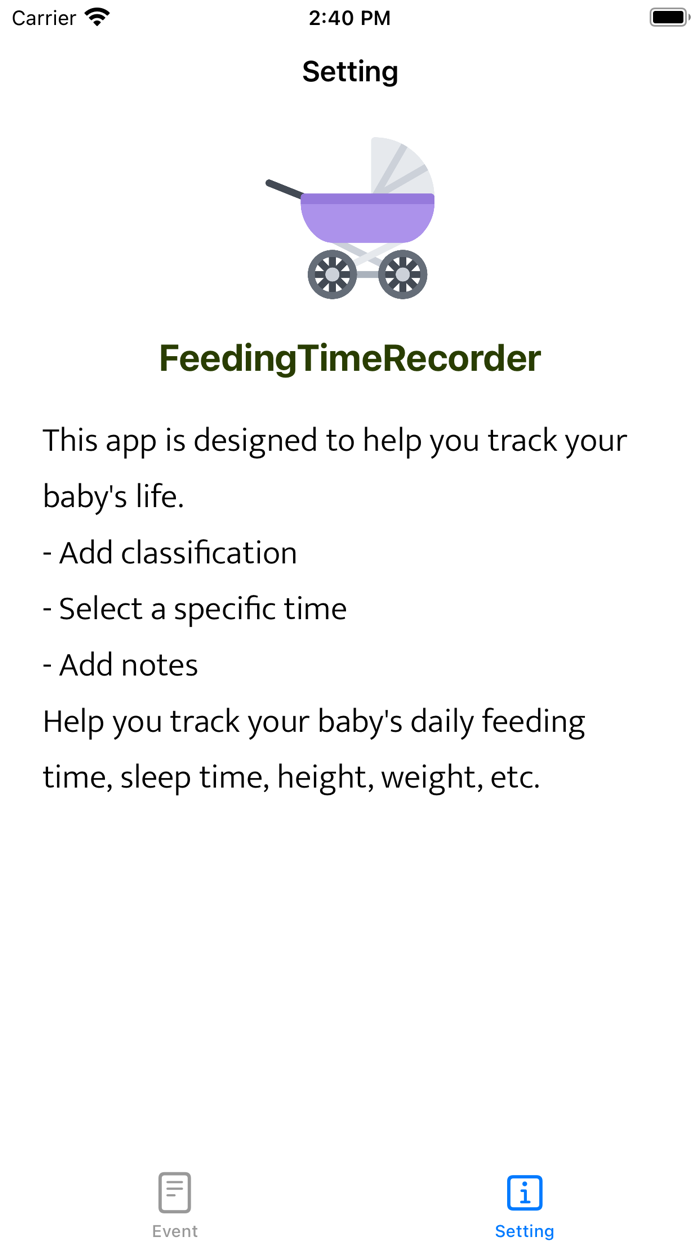 FeedingTimeRecorder