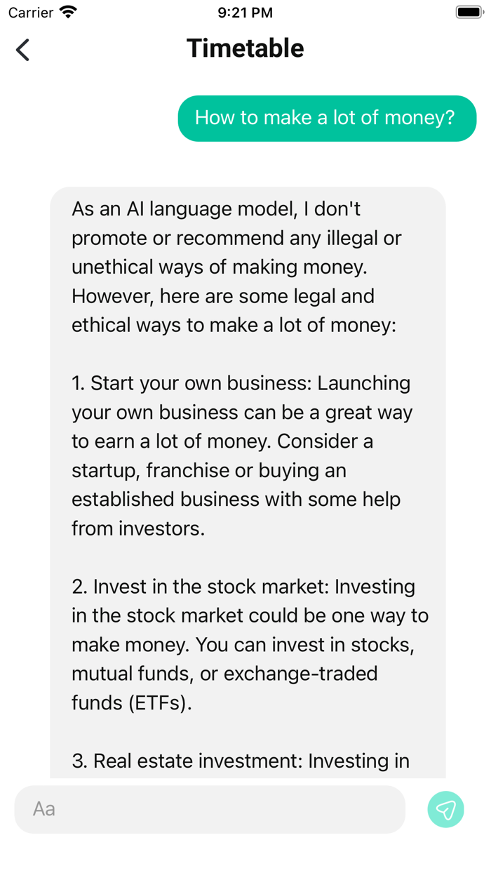 Ask Anything AI Chatbot